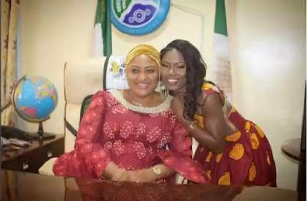 Ex- BBA Housemate, Debbie-Rise Meets With The First Lady Of Kogi State, Mrs. Rashida Bello (Photos)